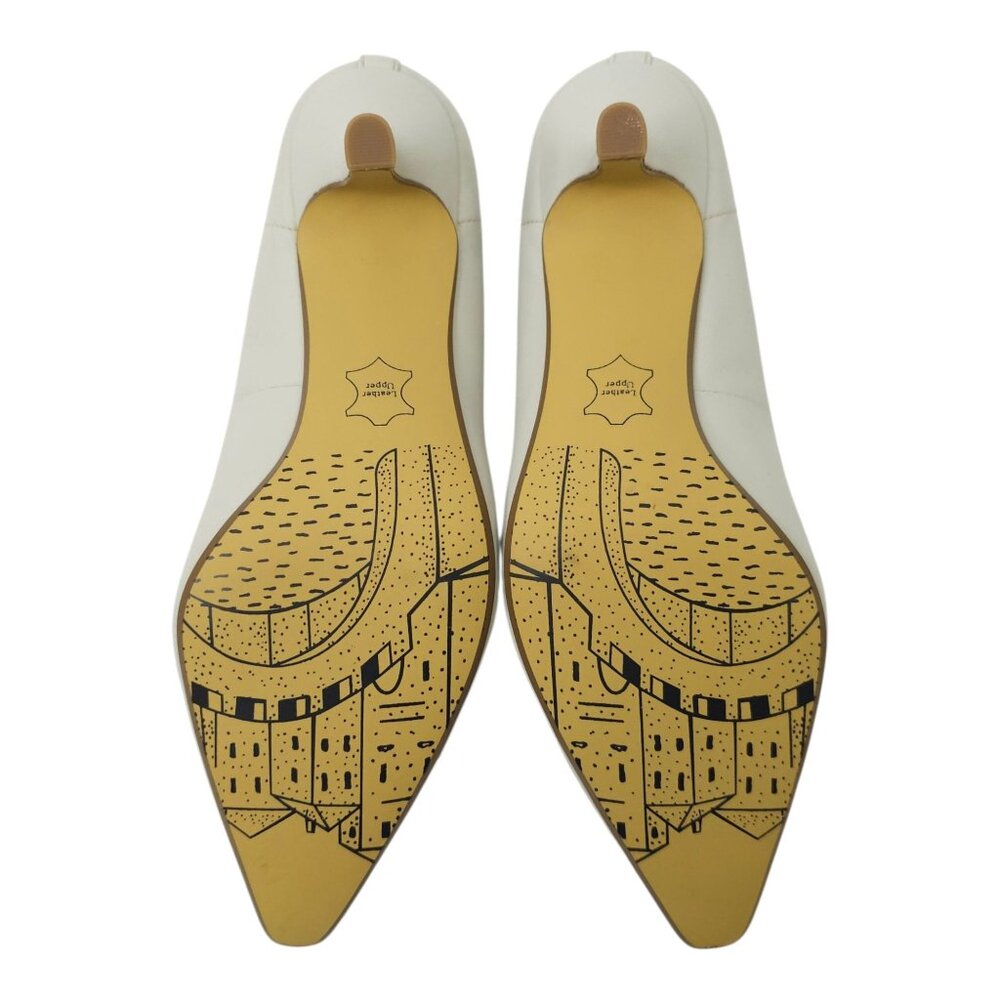 Bella Vita WOW Bone Pump Womens Size 6.5 W Kitten Heel Leather Kidskin NEW - Picture 7 of 15